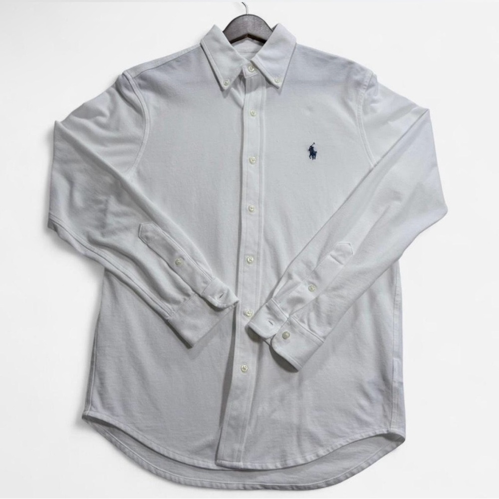 Polo Ralph LaPolo Ralph Lauren Featherweight Mesh Button Down White – Size Small